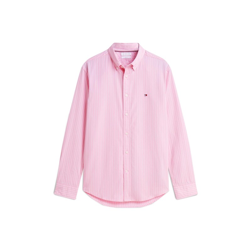 TOMMY HILFIGER Košile FLEX pink / bílá