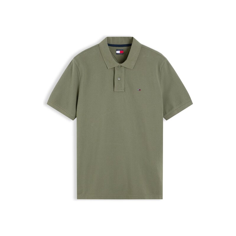 Tommy Jeans Tričko ESS olivová