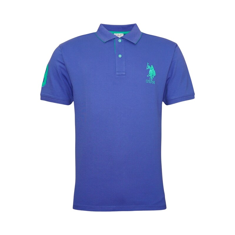 U.S. POLO ASSN. Tričko tyrkysová / královská modrá