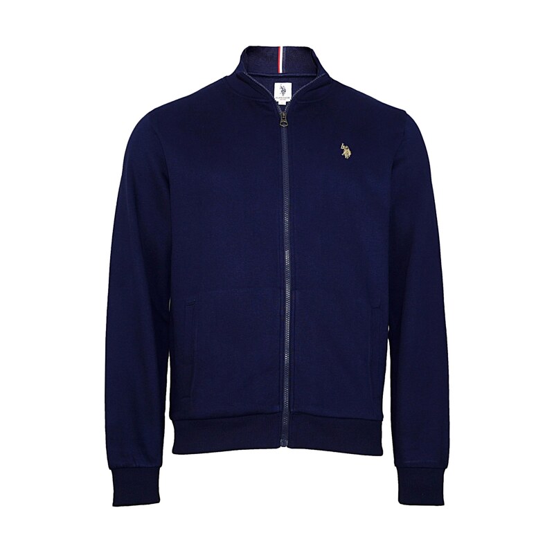 U.S. POLO ASSN. Mikina tmavě modrá / zlatá