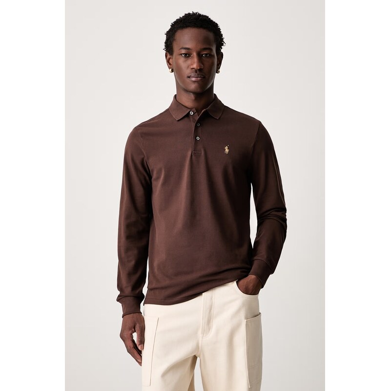Polo Ralph Lauren tričko s dlouhým rukávem pánské bavlněné s