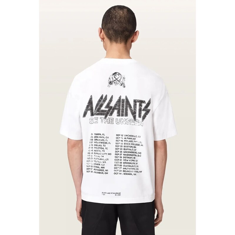 AllSaints tričko pánské bavlněné CHROMIUM