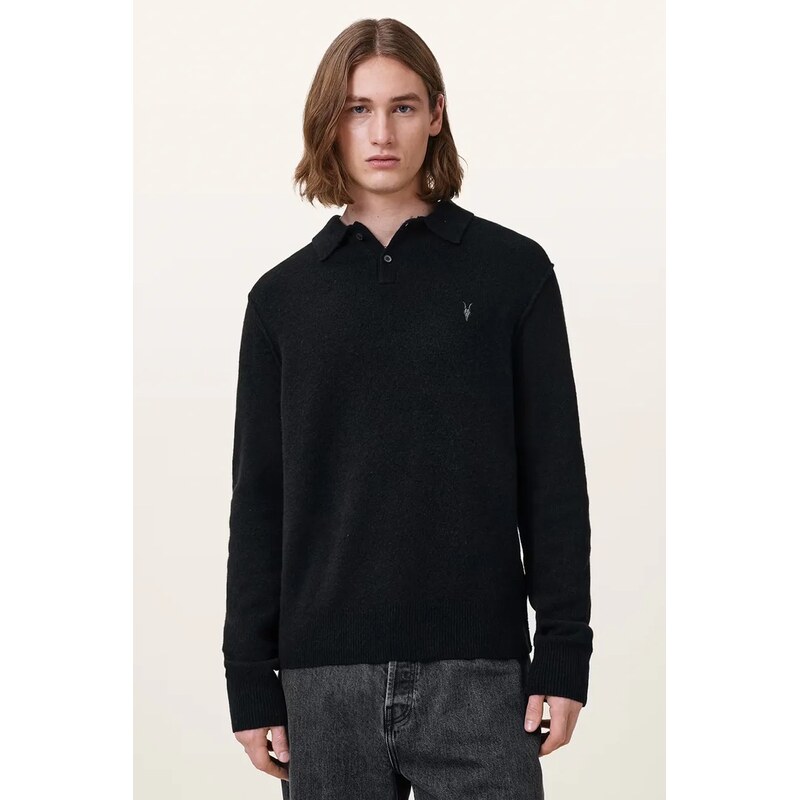 AllSaints svetr pánský s viskózou STATTEN