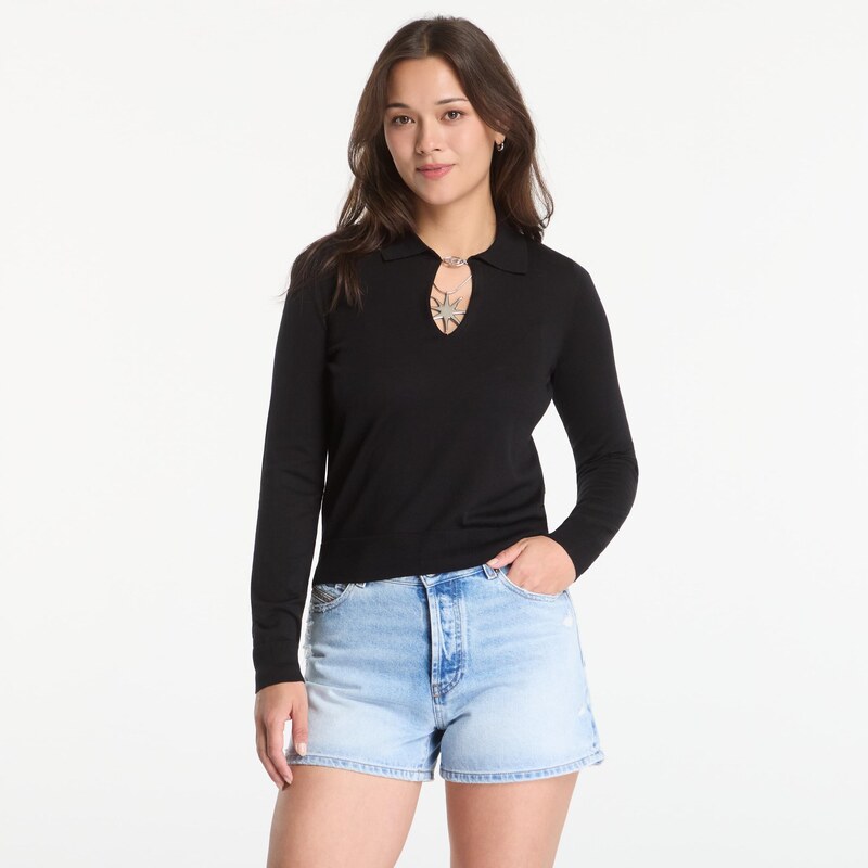 Svetr Diesel M-Lilli Tank Top Black L