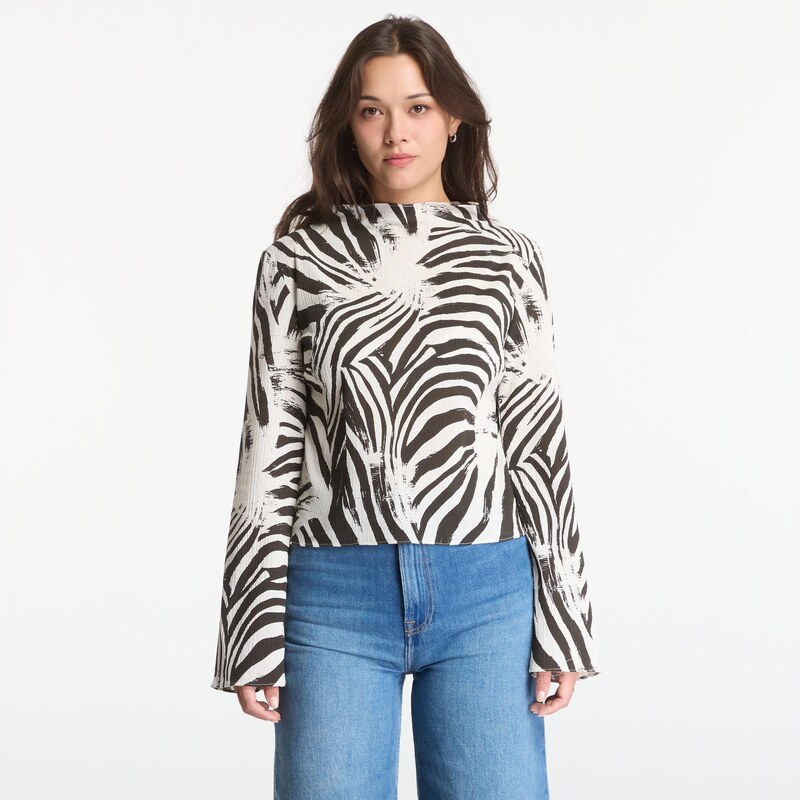 Top Samsøe Samsøe Samiller Ls Top Faded Zebra XS