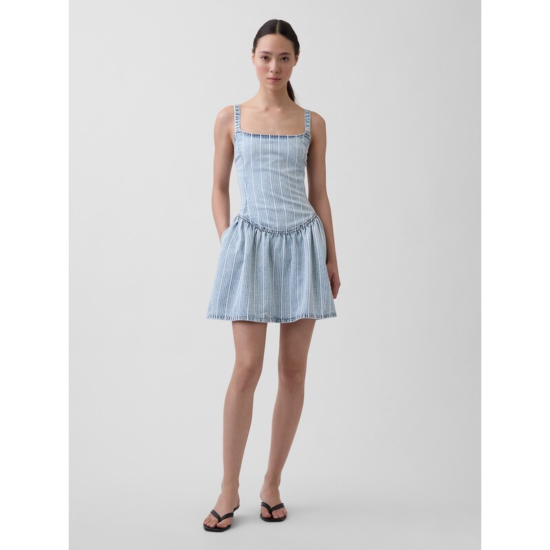 GAP Džínové mini šaty UltraSoft - Dámské