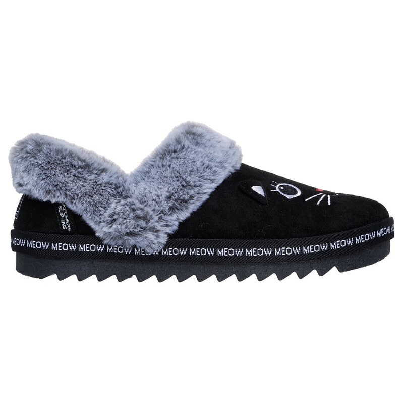 Skechers Ženy Slip-ins: BOBS Cozy Kiss - Meow PJs přezůvky v