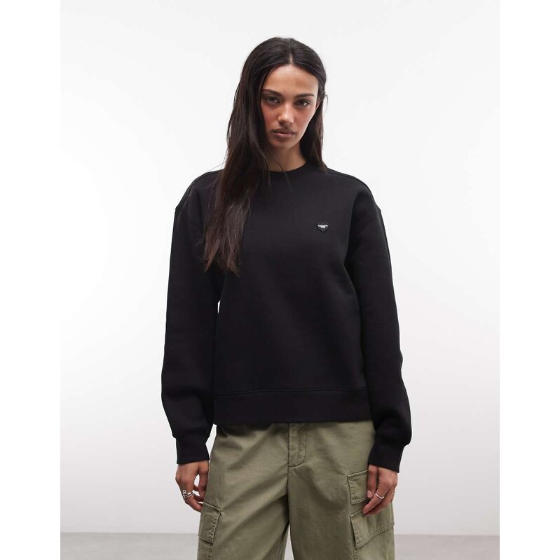 Carhartt WIP Small Heart Patch sweatshirt in black