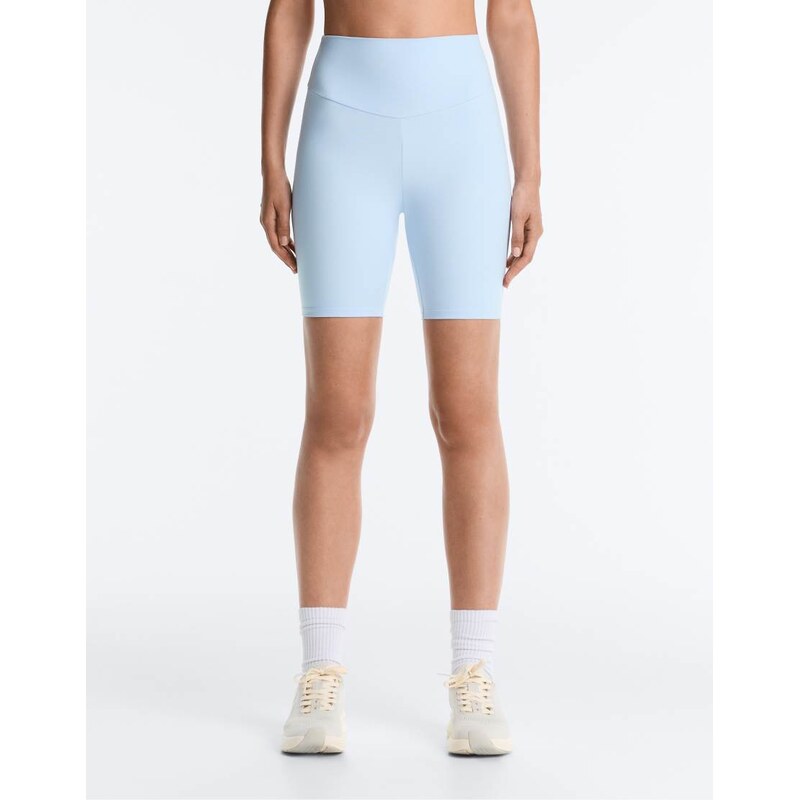 OYSHO Comfortlux high-rise 20cm short leggings in blue