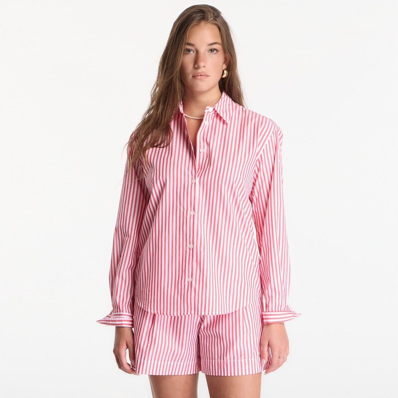 Košile MC2 Saint Barth Meredith Shirt Cotton SB Stripes V XS