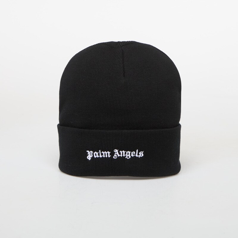 Čepice Palm Angels Logo Beanie Black/ Off White Universal
