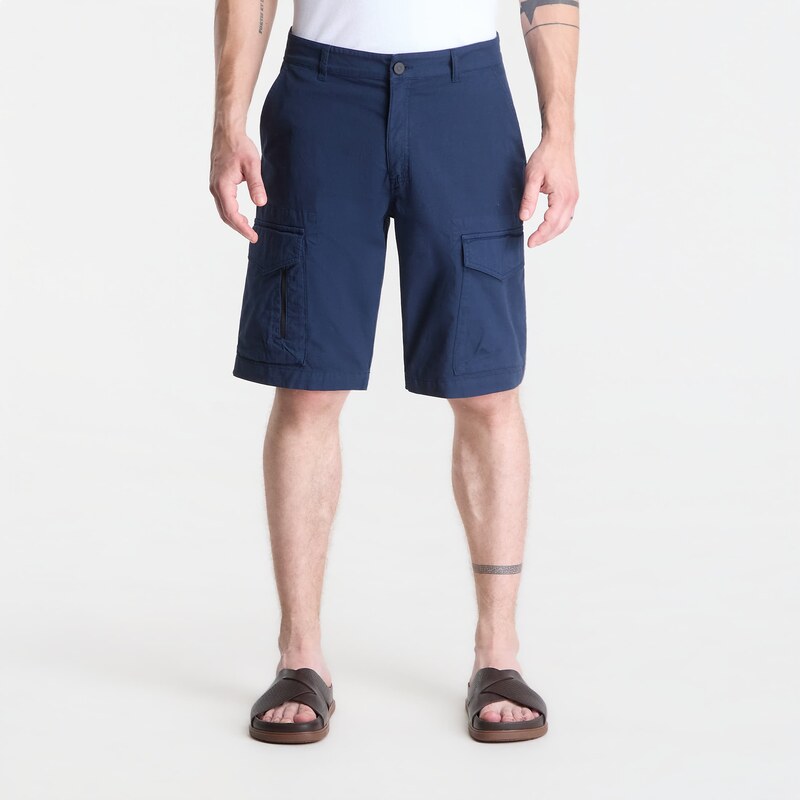 Šortky MC2 Saint Barth Wake Short Pant Blue Navy M