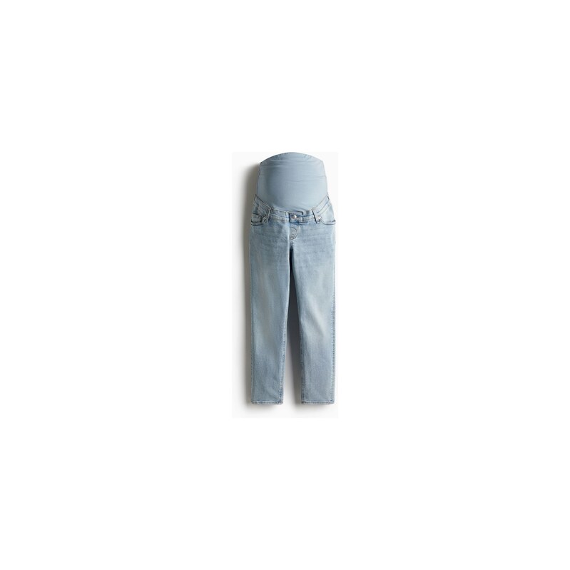 H&M - MAMA Slim Ankle Jeans - Světlý Denim Blue