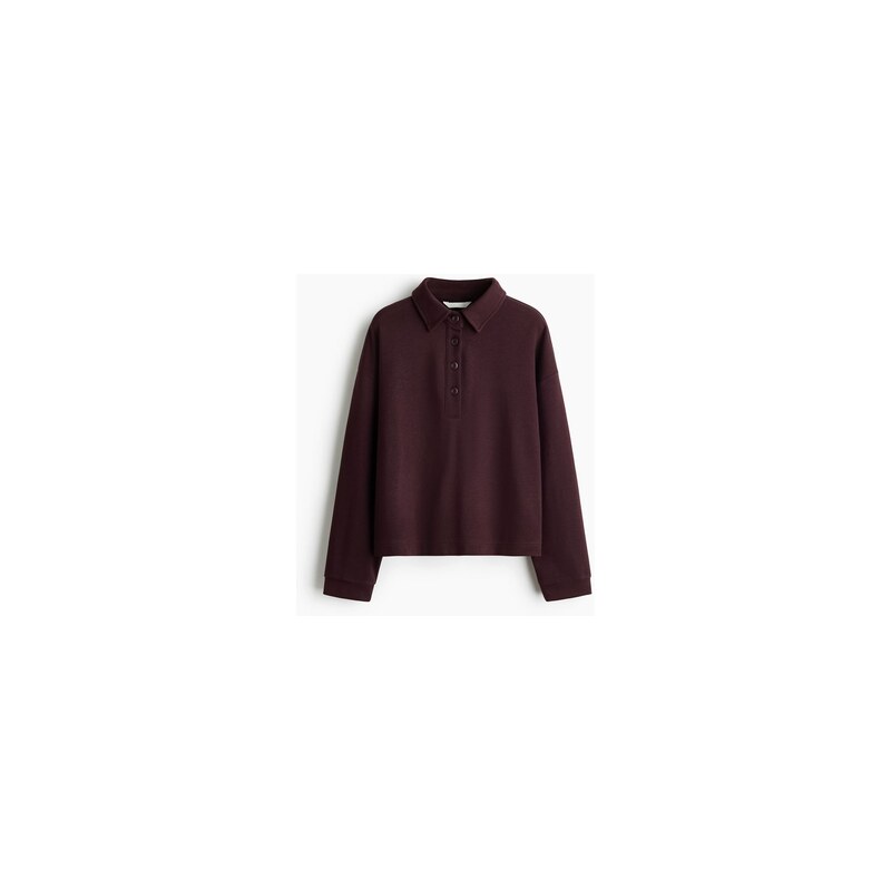H&M - Mikinas límcem - Vínová