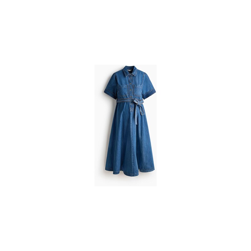 H&M - MAMA Džínové šaty Before & After - Denim Blue