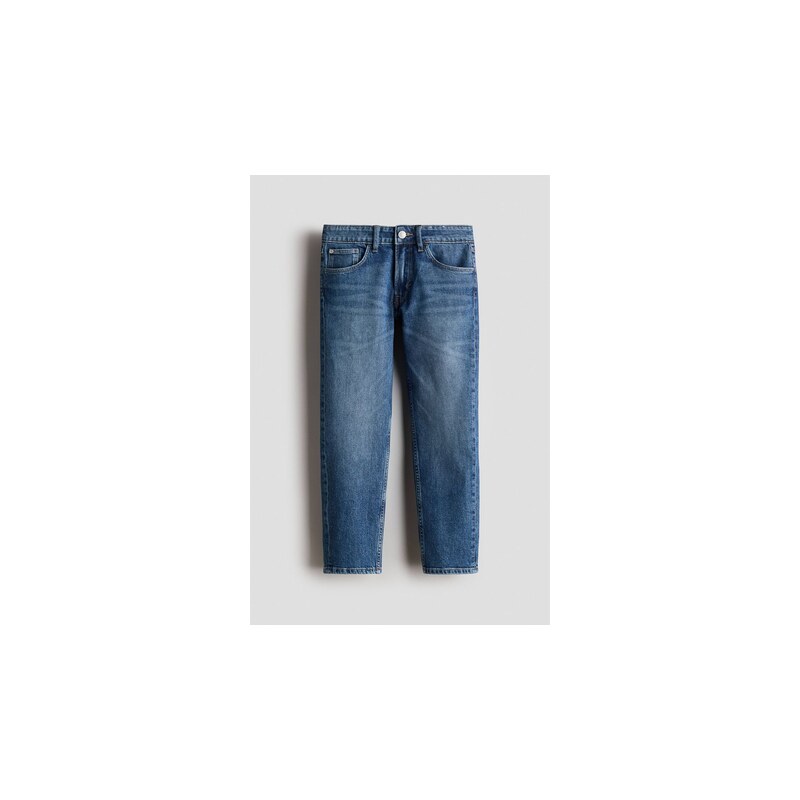 H&M - Relaxed Tapered Fit Jeans - Denim Blue