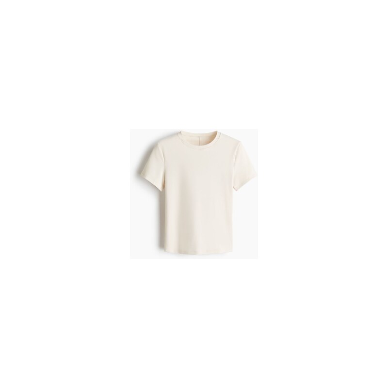 H&M - Lehký top na jógu SoftMove - Slonovinová