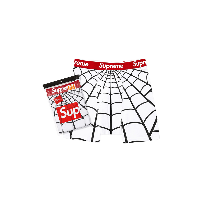 Supreme Boxers Spiderman White