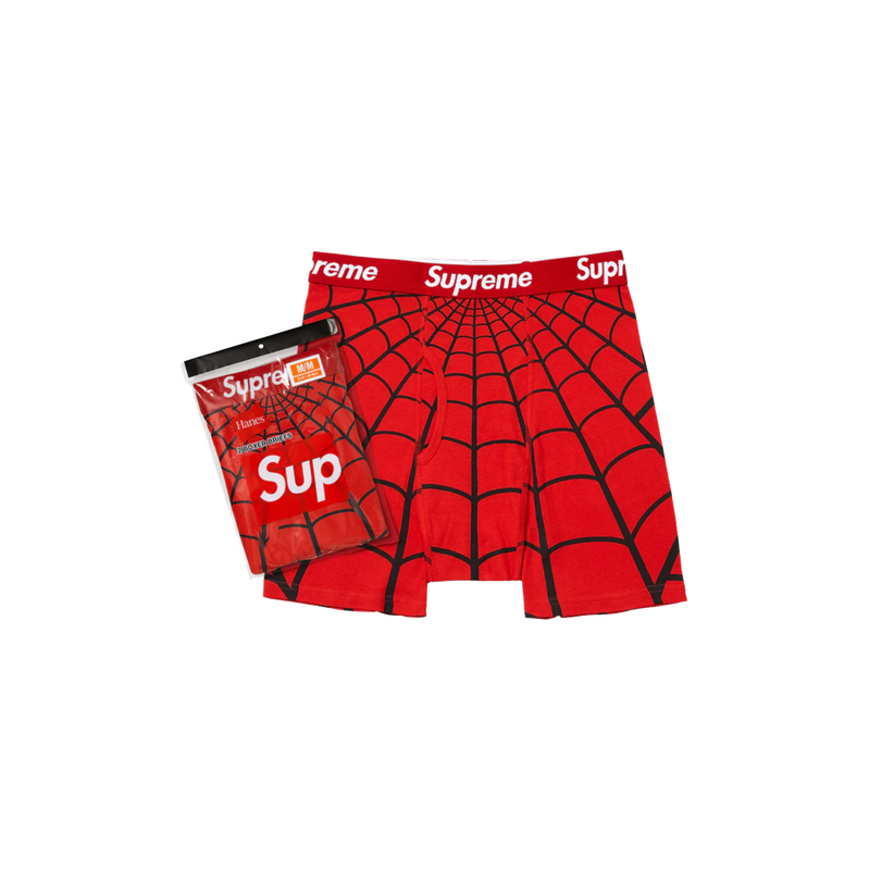 Supreme Boxers Spiderman Red
