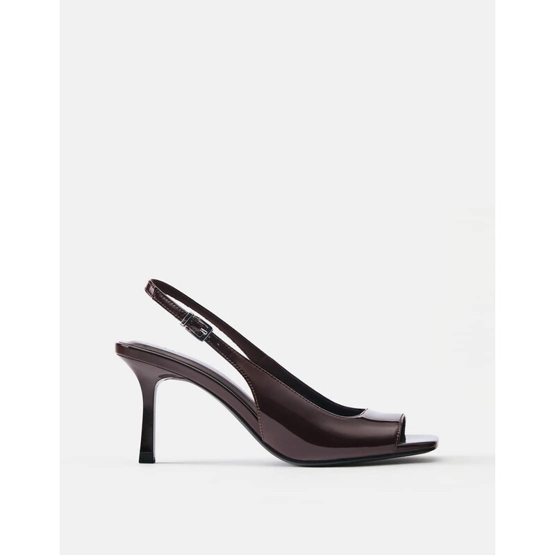 Pull&Bear Slingback heels in brown