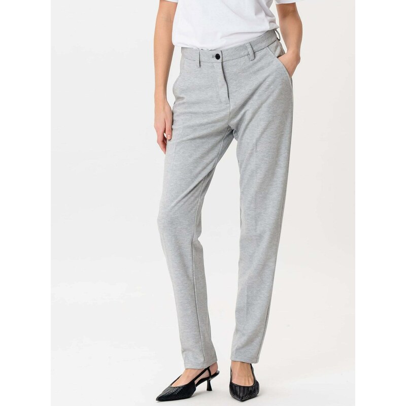 TEESHOPPEN Kalhoty šedá