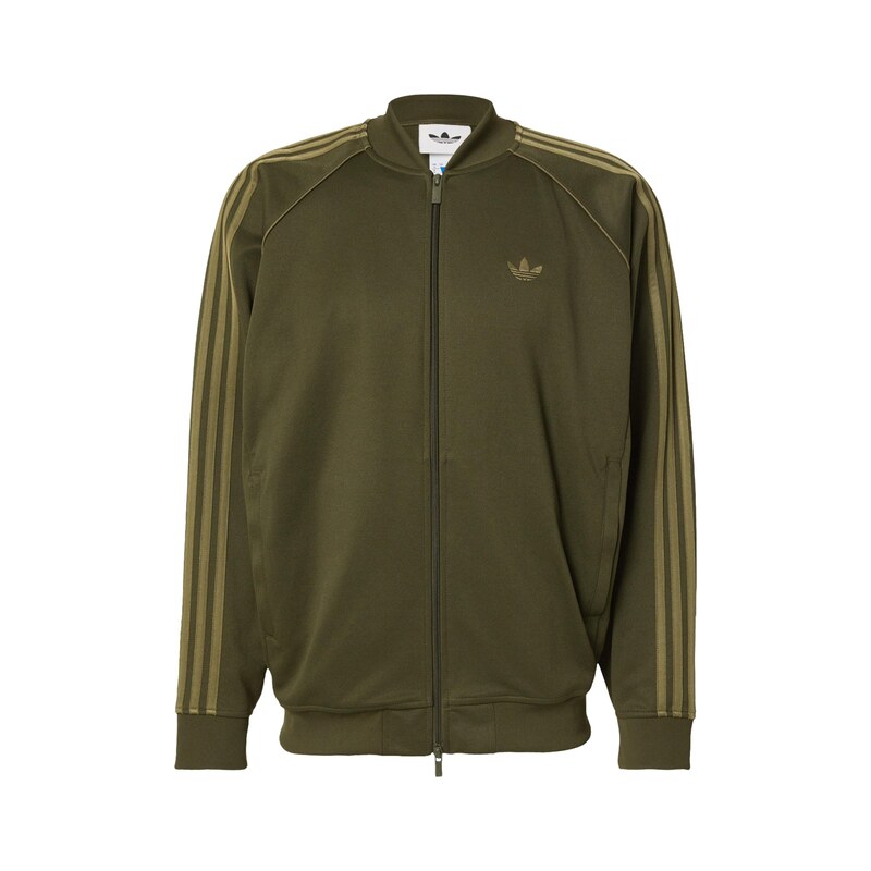 ADIDAS ORIGINALS Mikina SST Adicolor Classics tmavě zelená