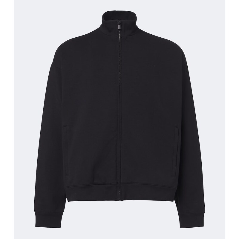 Gucci bomber v barvě černá/Grizzly, vyrobený z kotonového hedvábného materiálu