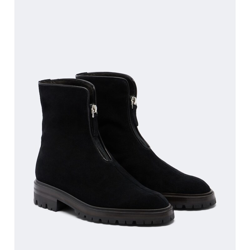 The Row Hike suede ankle boots