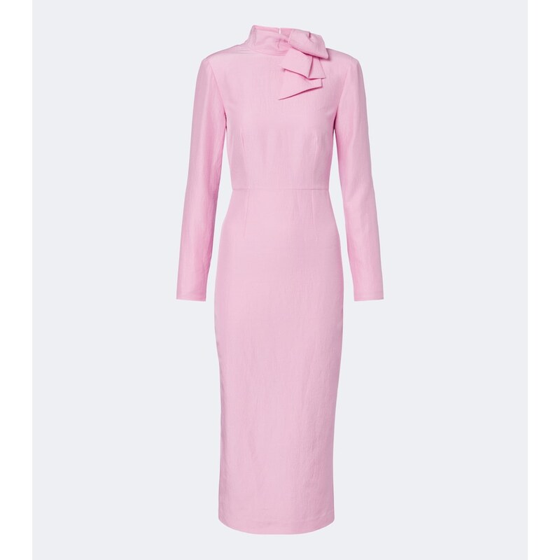 Roland Mouret Bow-detail jacquard cocktail dress
