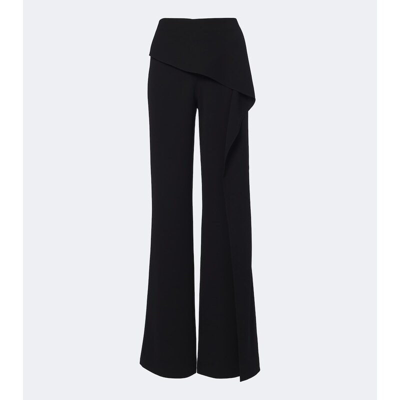 Roland Mouret Draped wide-leg pants