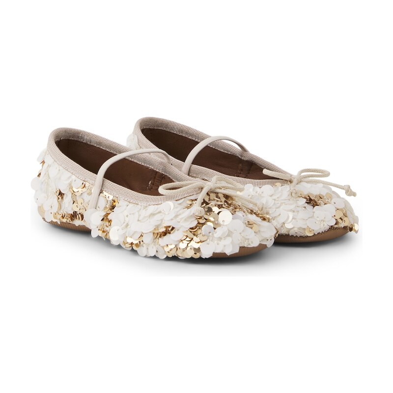 PèPè Sequined ballet flats