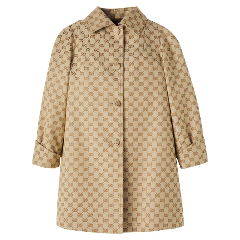 Gucci Kids GG cotton-blend coat