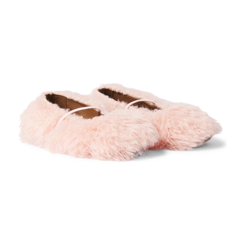 PèPè Shearling ballet flats