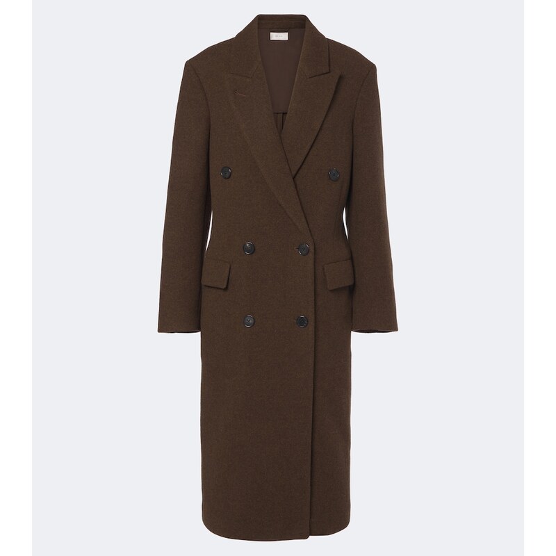 The Row Bamira double-breasted virgin wool coat