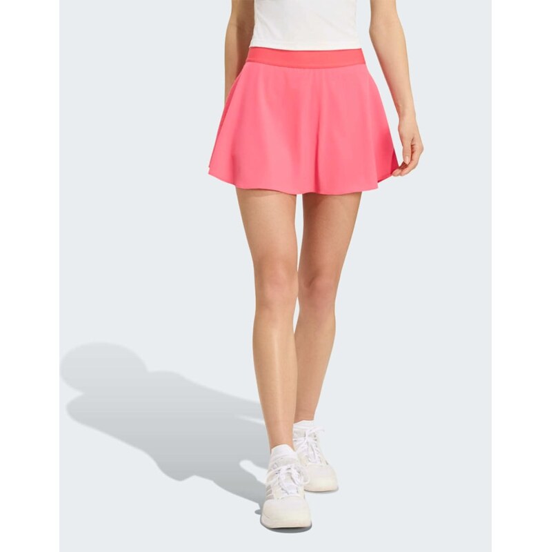 adidas performance Tennis climacool match skirt in pure turbo