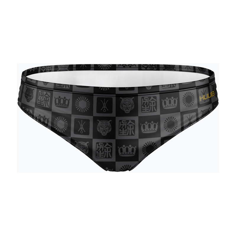 Pánské plavky HUUB Brief Yee black/orange
