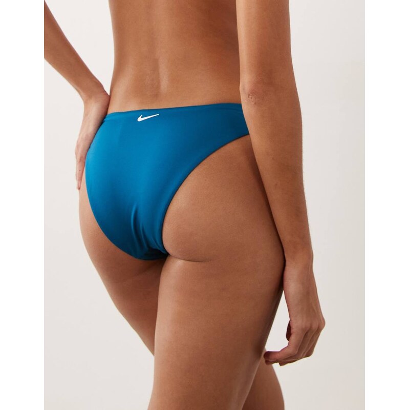 Nike Swimming Nike Essential sling bikini bottom in green