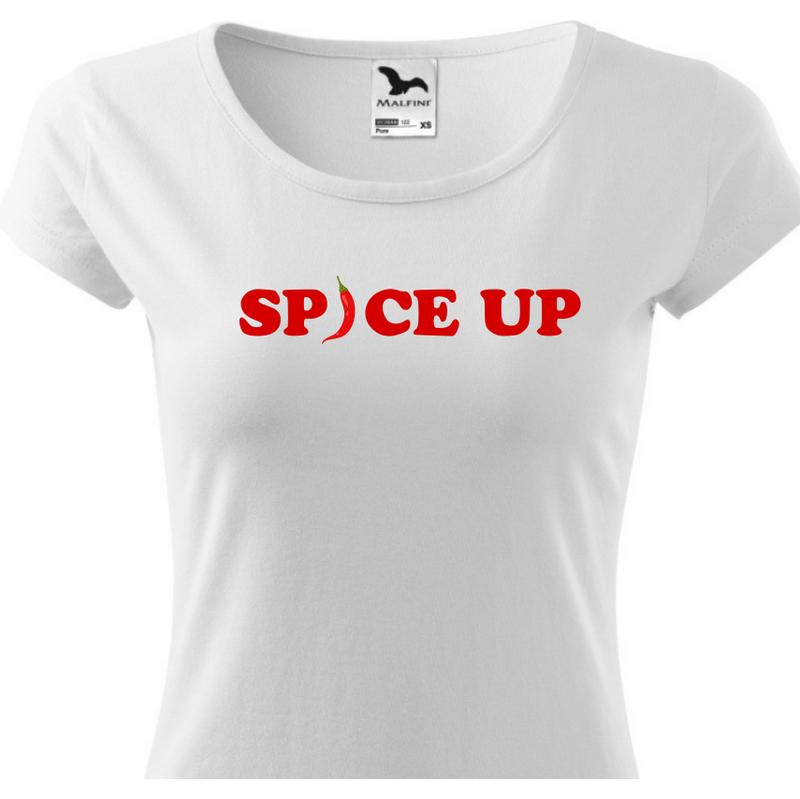 Fenomeno Dámské tričko Spice up - bílé