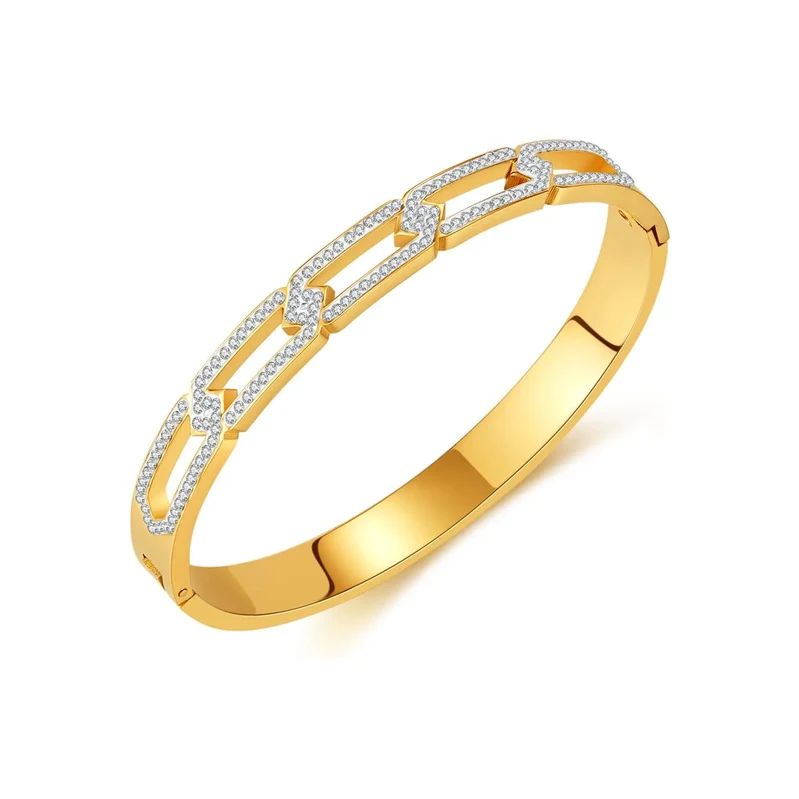 Titan Jewerly Dámský oválný náramek z chirurgické oceli s