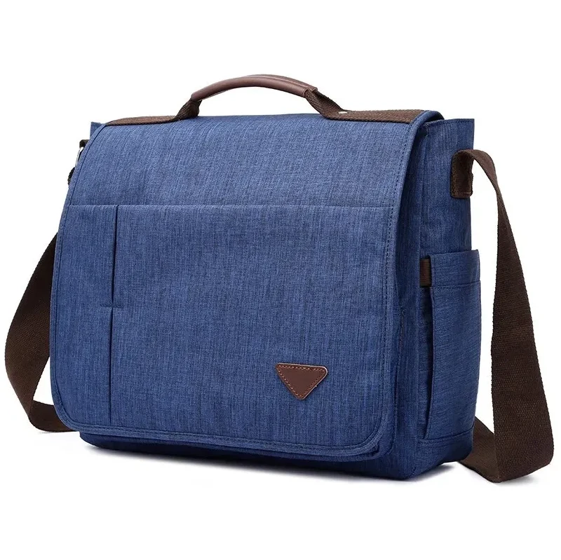 Canvasio plátěná crossbody taška Holden Modrá 19L