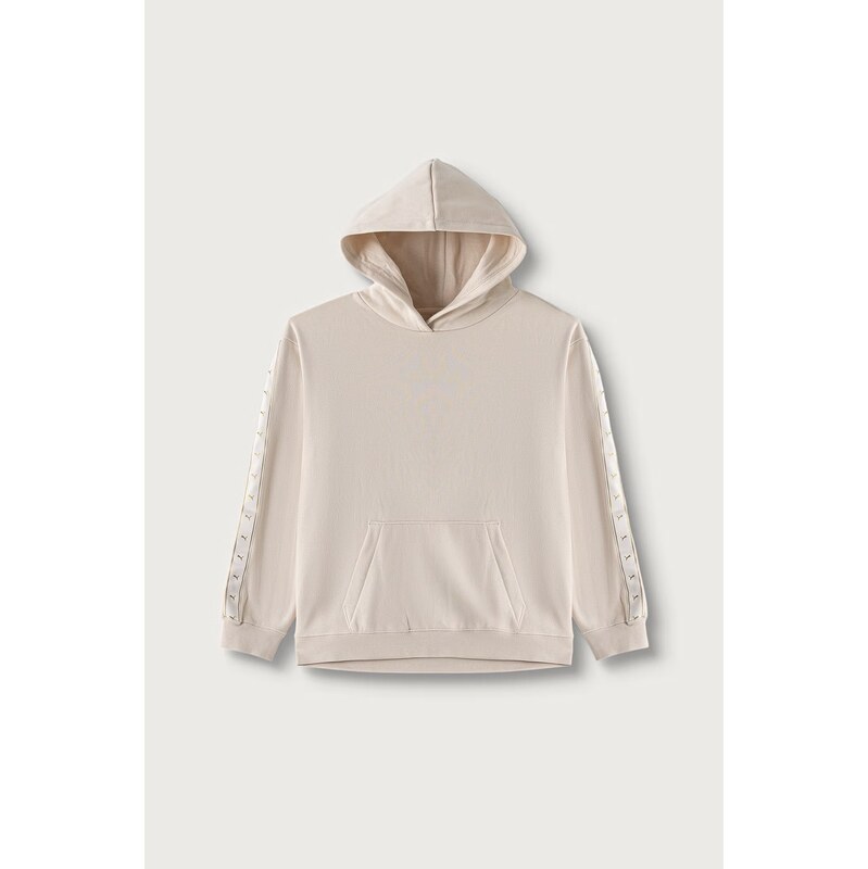 Puma mikina s kapucí dětská s bavlnou ESS TAPE Relaxed Hoodie