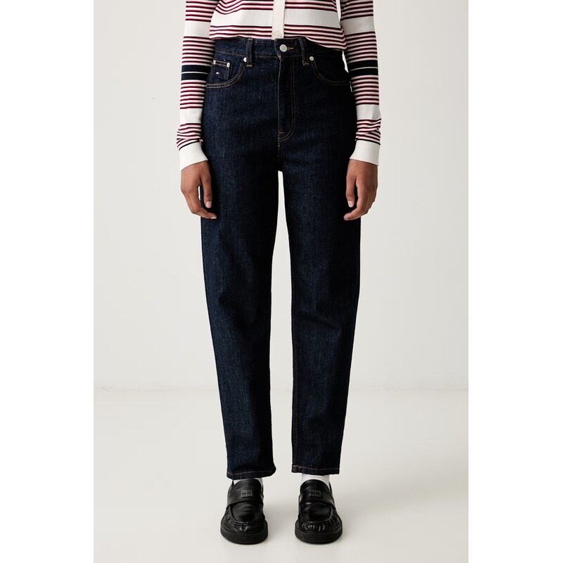 Tommy Jeans džíny tapered dámské