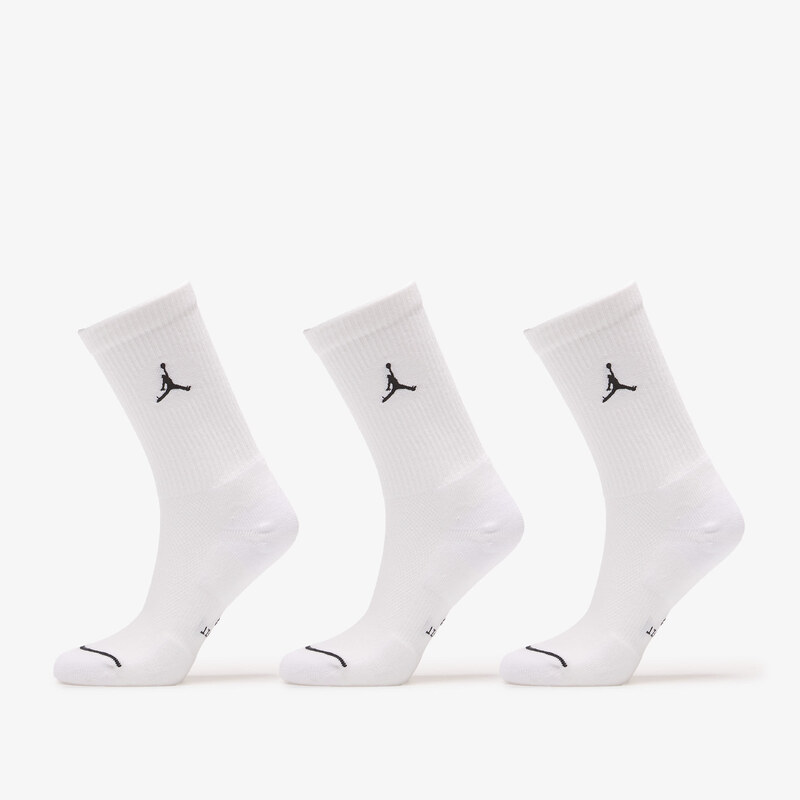 Ponožky Jordan Everyday Crew Socks 3-Pack White/ Black L