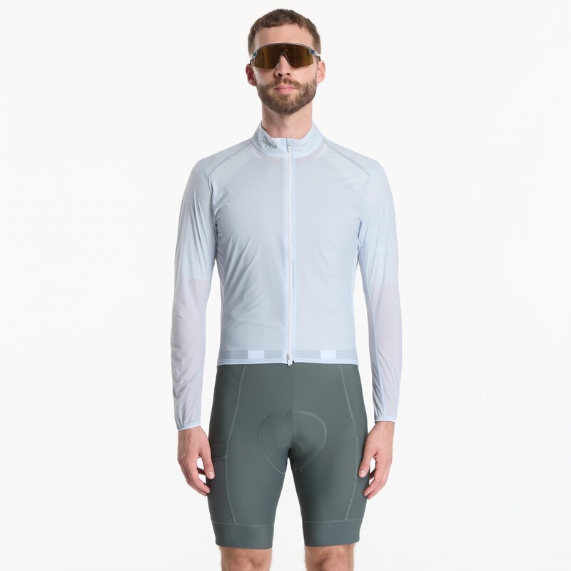 Větrovka Rapha Mens Brevet Element Wind Jacket Ice/ Silver L