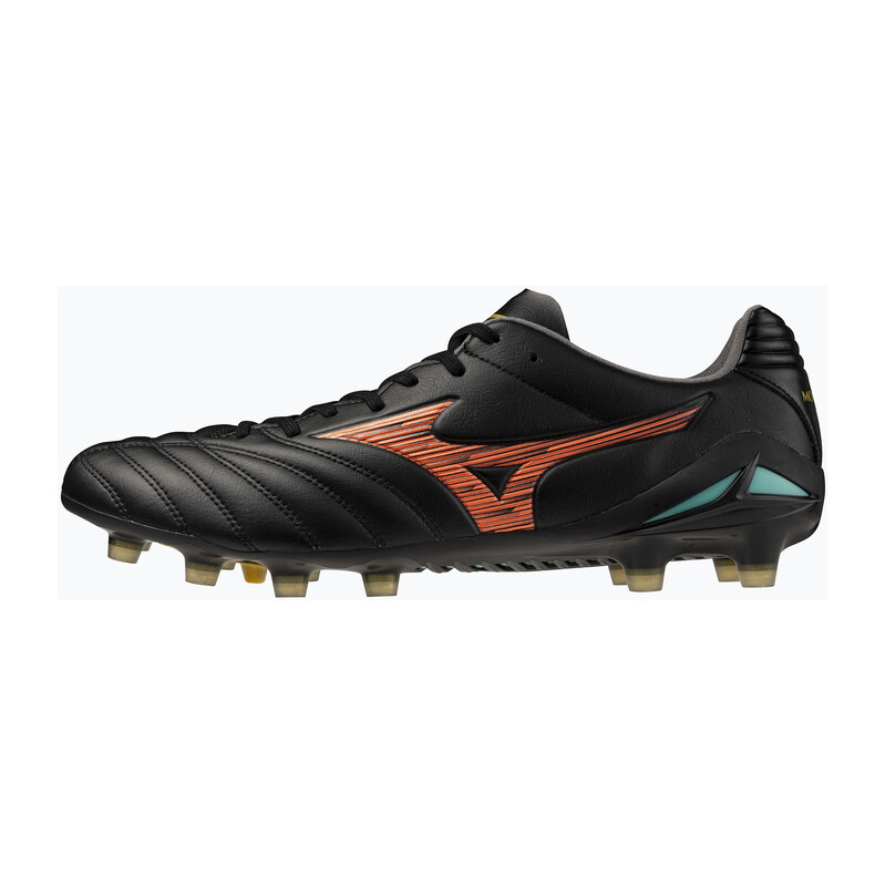 Kopačky Mizuno Monarcida Neo III Pro FG black/lava orange