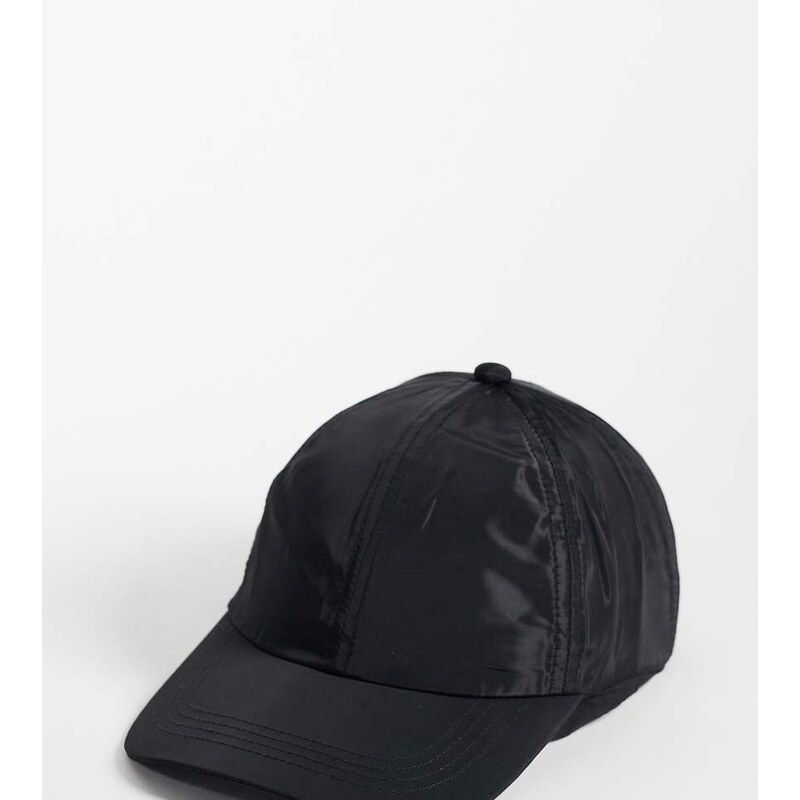COLLUSION logo embroidered cap in black