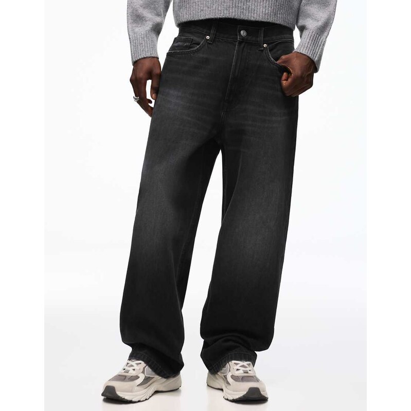 Bershka Baggy jeans in black