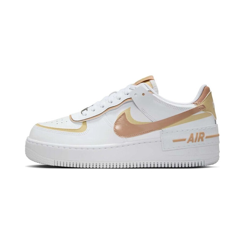 Nike Air Force 1 Low Shadow White Team Gold Rattan