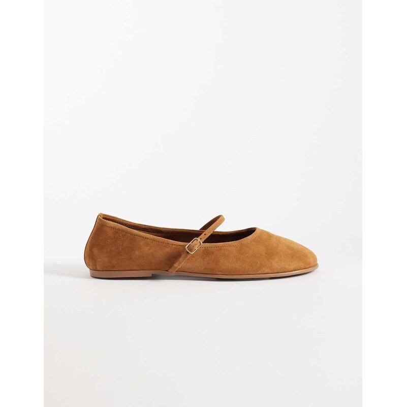 Steve Madden Besette ballet flats in brown suede