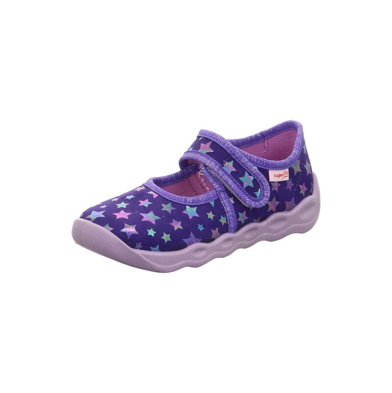SUPERFIT Baleríny BUBBLE azurová modrá / tmavě fialová / růžová